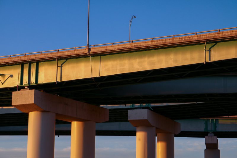 The interchange again; ISO 100, 55 mm, f/5.6, 1/250